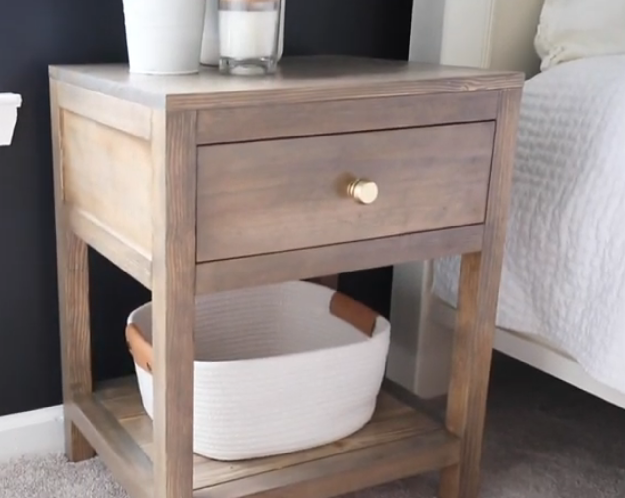 Diy Metal Nightstand