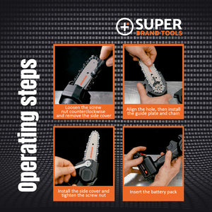 The SuperSaw - Ultra-Powerful Handheld Electric Mini Chainsaw