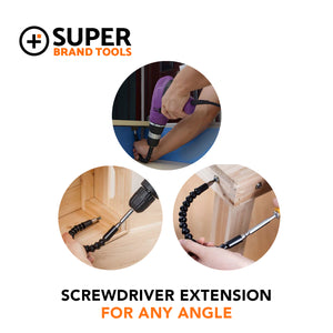 The SuperBit™ - The 360 Degree Screwdriver Extension for ANY Angle!