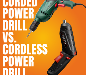 Power Drill Set: Corded Power Drill vs. Cordless Power Drill