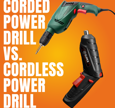 Power Drill Set: Corded Power Drill vs. Cordless Power Drill