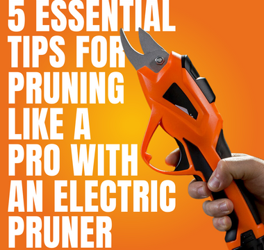 5 Essential Tips for Pruning Like a Pro with an Electric Pruner