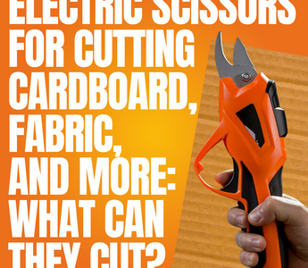 Electric Scissors for Cutting Cardboard, Fabric, and More: What Can They Cut?