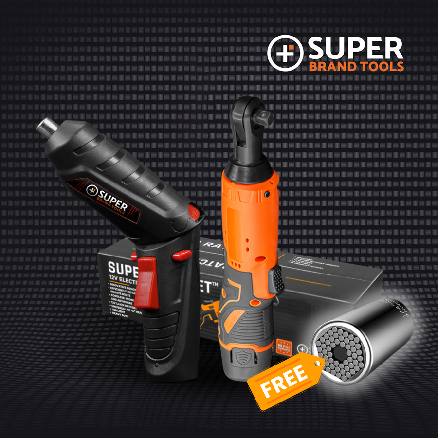 SuperDrill + SuperRatchet Bundle (Get 1 SuperSocket FREE)