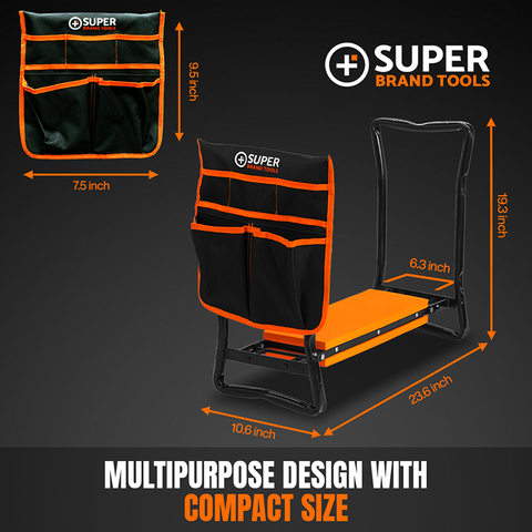 Image of SuperKneeler™ - Foldable Garden Kneeler Seat with Tool Bag Buy 1,Buy 2,Buy 3,Buy 4