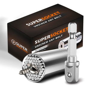 The SuperSocket™ - Unscrew Any Bolt! BUY 1,BUY 2 (Extra 10% OFF),BUY 3 (Extra 15% OFF),BUY 4 (EXTRA 20% OFF),BUY 8 (EXTRA 22% OFF)