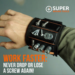 Super Wristband - The Magnetic Tool Belt For Your Wrist! BUY 1,BUY 2,BUY 4,BUY 5 + 1 FREE