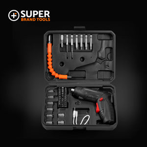 The SuperDrill™ - The Powerful & Flexible Drill For Your Home The Super Drill & Charger Only,The Full SuperDrill Package w/ Case and Drill-Bits